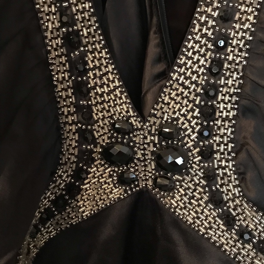 Black halter like top